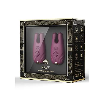 Nave Vibrating Nipple Clamps - Paars