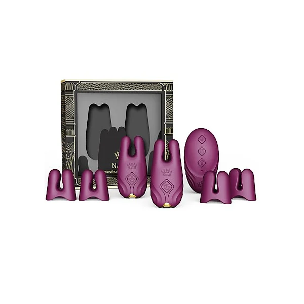 Nave Vibrating Nipple Clamps - Paars van het merk Zalo - Tepelklemmen - online bestellen bij Masculum.nl. De discrete online seks-toys en erotisch heren ondergoed winkel voor gay & hetero mannen.