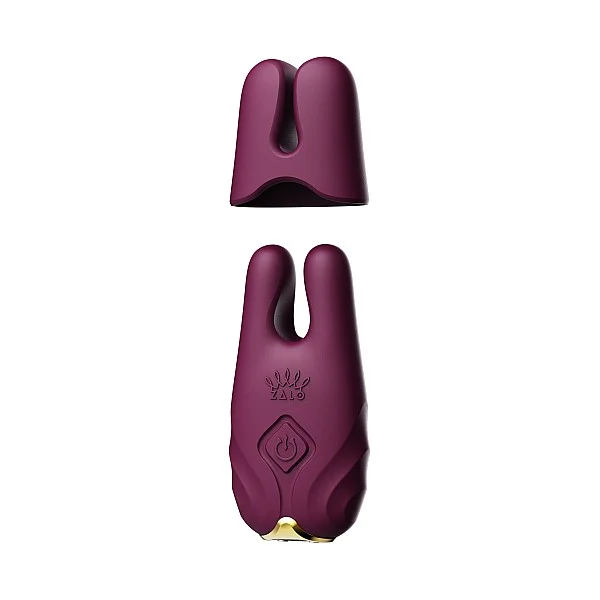 Nave Vibrating Nipple Clamps - Paars van het merk Zalo - Tepelklemmen - online bestellen bij Masculum.nl. De discrete online seks-toys en erotisch heren ondergoed winkel voor gay & hetero mannen.
