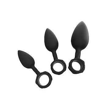 Anal Training Plugs - Zwart