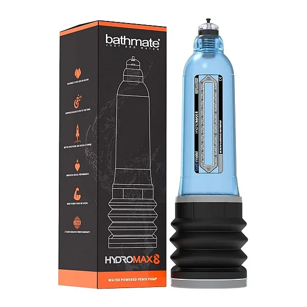 Bathmate HYDROMAX 8 - Blauw van het merk Bathmate - Penispompen - online kopen bij Masculum.nl. De discrete online seks-toys en erotisch heren ondergoed winkel voor gay & hetero mannen.