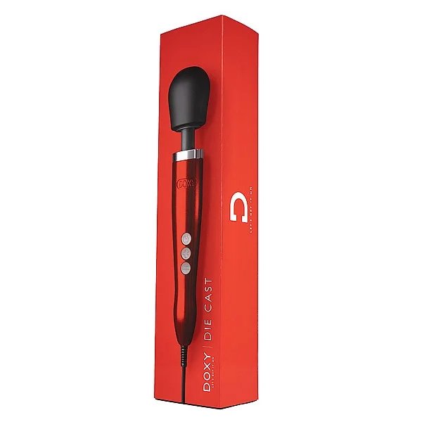 DOXY Die Cast Metal Massager - Rood van het merk Doxy Massager - Wand Massagers - online bestellen bij Masculum.nl. De discrete online seks-toys en erotisch heren ondergoed winkel voor gay & hetero mannen.
