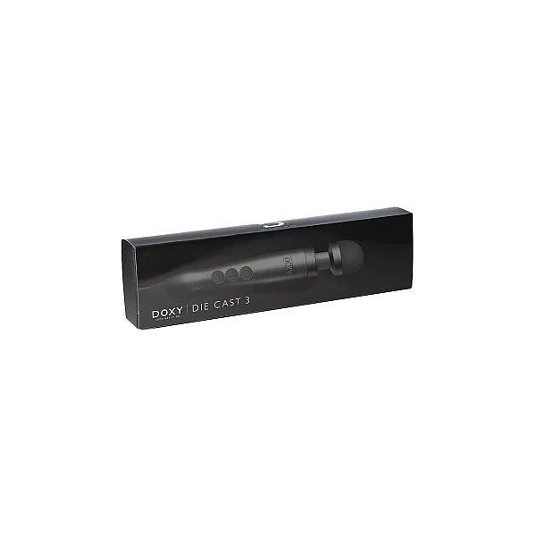 Die Cast 3  - Matt Black van het merk Doxy Massager - Wand Massagers - online kopen bij Masculum.nl. De discrete online seks-toys en erotisch heren ondergoed winkel voor gay & hetero mannen.