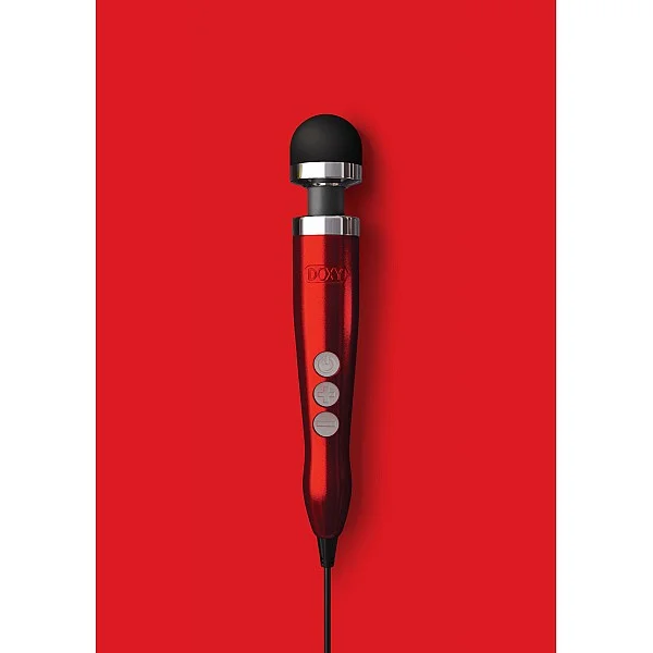 DOXY Die Cast 3  - Rood van het merk Doxy Massager - Wand Massagers - online bestellen bij Masculum.nl. De discrete online seks-toys en erotisch heren ondergoed winkel voor gay & hetero mannen.