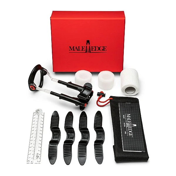 Male Edge Enlarger Pro - Rood van het merk Male Edge - Penis Sleeves - online bestellen bij Masculum.nl. De discrete online seks-toys en erotisch heren ondergoed winkel voor gay & hetero mannen.
