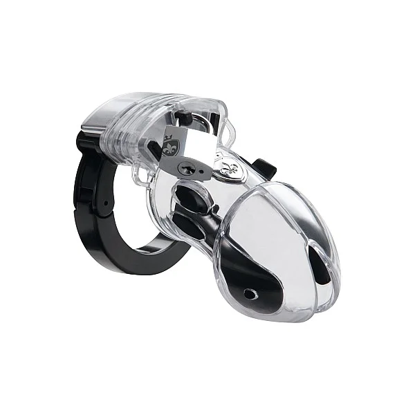 Pubic Enemy No. 1 Cock Cage - Transparant van het merk Mystim - Electrosex Toys - online kopen bij Masculum.nl. De discrete online seks-toys en erotisch heren ondergoed winkel voor gay & hetero mannen.