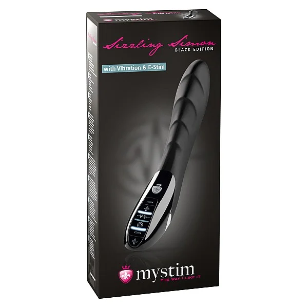 Sizzling Simon Estim Vibrator - Zwart van het merk Mystim - Electrosex Toys - online kopen bij Masculum.nl. De discrete online seks-toys en erotisch heren ondergoed winkel voor gay & hetero mannen.