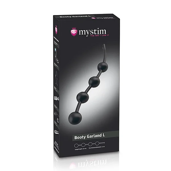Booty Garland Anal Chain L - Zwart van het merk Mystim - Electrosex Toys - online kopen bij Masculum.nl. De discrete online seks-toys en erotisch heren ondergoed winkel voor gay & hetero mannen.