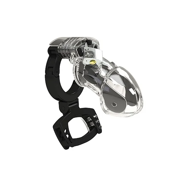 Pubic Enemy No. 3 Cock Cage - Transparant van het merk Mystim - Electrosex Toys - online kopen bij Masculum.nl. De discrete online seks-toys en erotisch heren ondergoed winkel voor gay & hetero mannen.