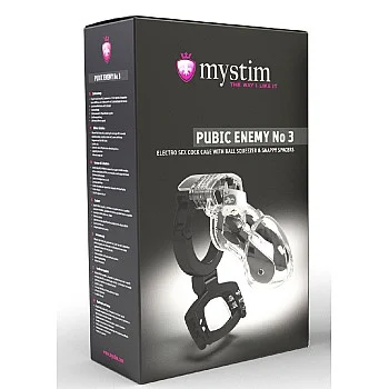 Pubic Enemy No. 3 Cock Cage - Transparant