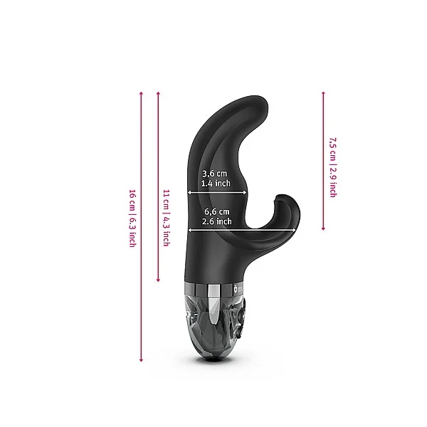 Hop Hop Bob Estim Vibrator - Zwart van het merk Mystim - Electrosex Toys - online bestellen bij Masculum.nl. De discrete online seks-toys en erotisch heren ondergoed winkel voor gay & hetero mannen.