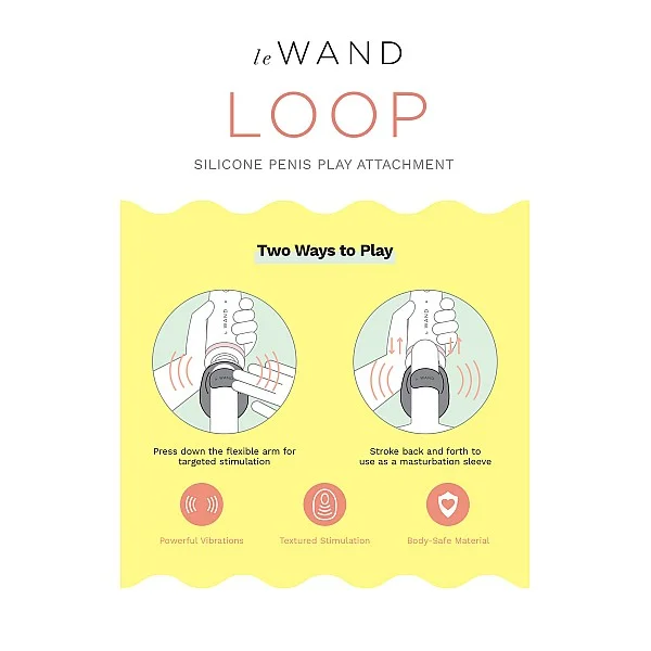 Le Wand Loop Penis Play Head - Grijs van het merk Le Wand - Vibrator Opzetstukken - online bestellen bij Masculum.nl. De discrete online seks-toys en erotisch heren ondergoed winkel voor gay & hetero mannen.