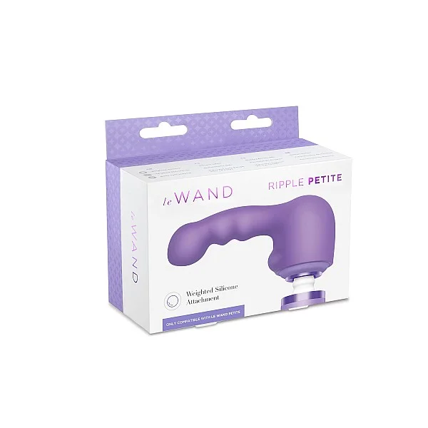 Le Wand Petite Ripple Head - Paars van het merk Le Wand - Vibrator Opzetstukken - online bestellen bij Masculum.nl. De discrete online seks-toys en erotisch heren ondergoed winkel voor gay & hetero mannen.