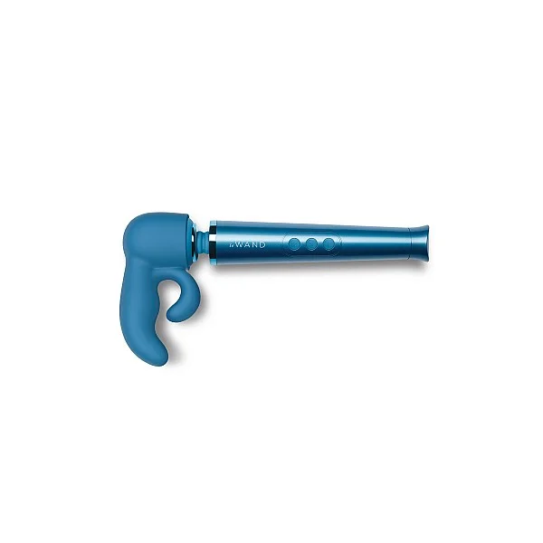 Le Wand Petite Dual Head - Blauw van het merk Le Wand - Vibrator Opzetstukken - online bestellen bij Masculum.nl. De discrete online seks-toys en erotisch heren ondergoed winkel voor gay & hetero mannen.