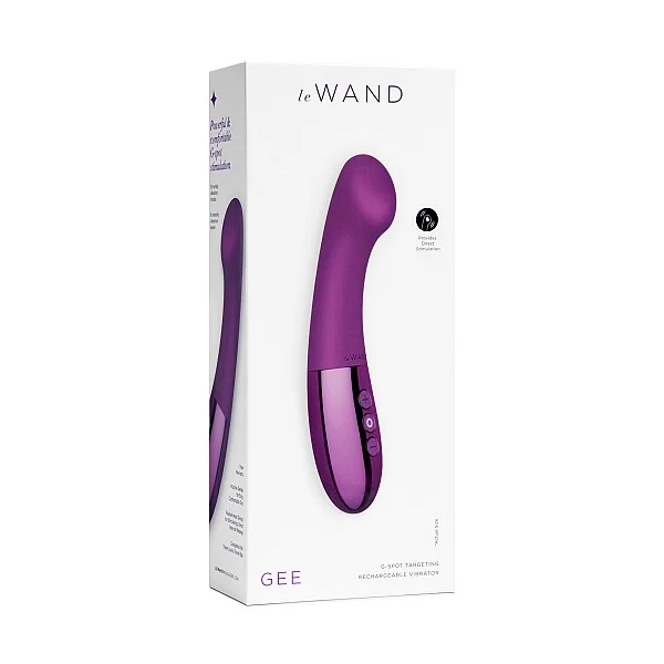 Le Wand Gee - Paars van het merk Chrome - Prostaat Vibrators - online bestellen bij Masculum.nl. De discrete online seks-toys en erotisch heren ondergoed winkel voor gay & hetero mannen.
