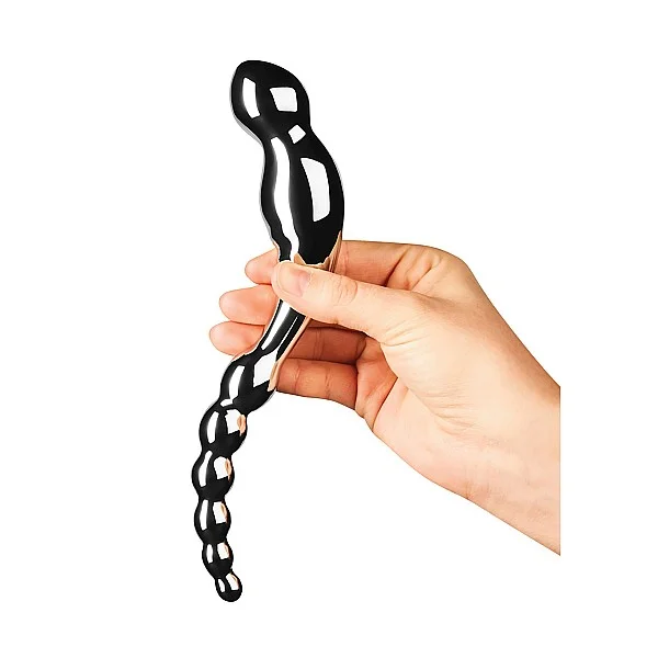 Le Wand Swerve - Zilver van het merk Steel - Prostaat Vibrators - online kopen bij Masculum.nl. De discrete online seks-toys en erotisch heren ondergoed winkel voor gay & hetero mannen.