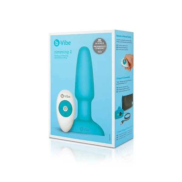 B-Vibe Rimming Plug 2 - Groen van het merk b-Vibe - Buttplugs - online kopen bij Masculum.nl. De discrete online seks-toys en erotisch heren ondergoed winkel voor gay & hetero mannen.