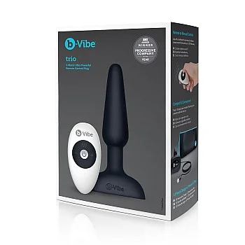 B-Vibe Trio Plug - Zwart