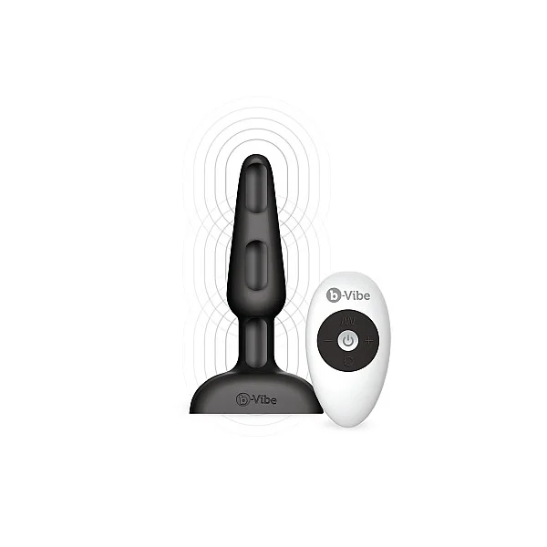 B-Vibe Trio Plug - Zwart van het merk b-Vibe - Buttplugs - online bestellen bij Masculum.nl. De discrete online seks-toys en erotisch heren ondergoed winkel voor gay & hetero mannen.