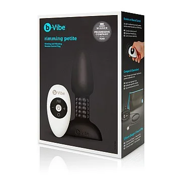 B-Vibe Rimming Petite - Zwart