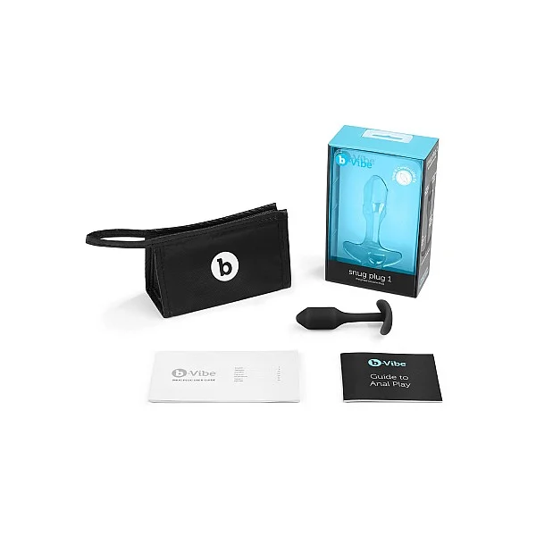 B-Vibe Snug Plug 1 - Zwart van het merk b-Vibe - Buttplugs - online bestellen bij Masculum.nl. De discrete online seks-toys en erotisch heren ondergoed winkel voor gay & hetero mannen.