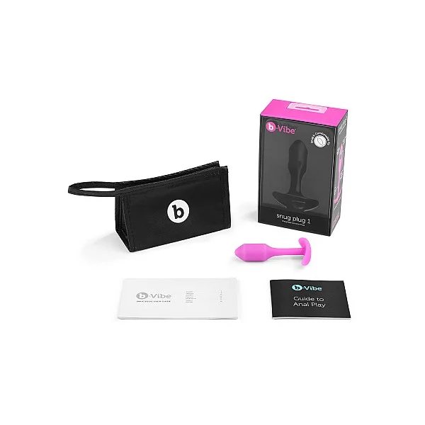 B-Vibe Snug Plug 1 - Fuchsia van het merk b-Vibe - Buttplugs - online kopen bij Masculum.nl. De discrete online seks-toys en erotisch heren ondergoed winkel voor gay & hetero mannen.