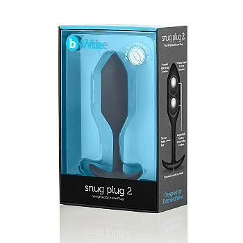 B-Vibe Snug Plug 2 - Zwart
