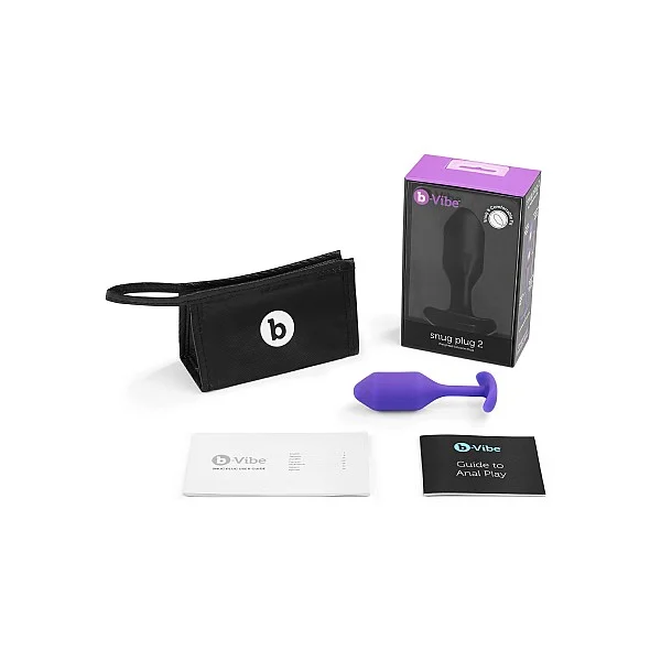 B-Vibe Snug Plug 2 - Paars van het merk b-Vibe - Buttplugs - online kopen bij Masculum.nl. De discrete online seks-toys en erotisch heren ondergoed winkel voor gay & hetero mannen.