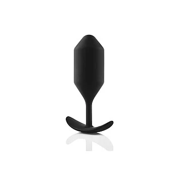 B-Vibe Snug Plug 4 - Zwart