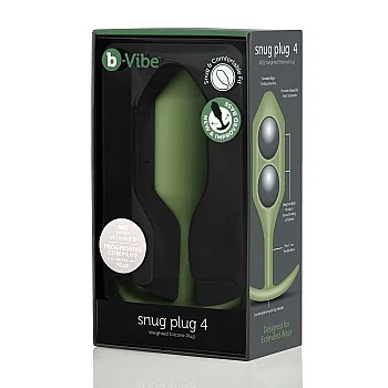 B-Vibe Snug Plug 4 - Groen