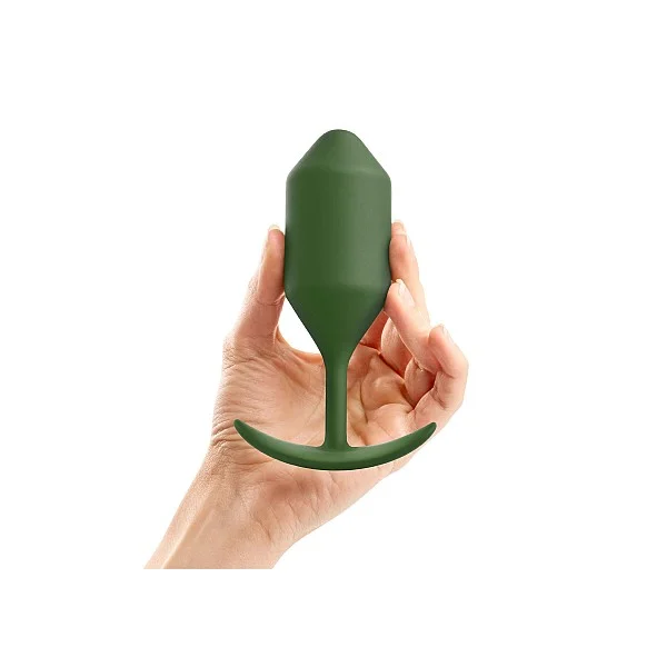 B-Vibe Snug Plug 4 - Groen van het merk b-Vibe - Buttplugs - online bestellen bij Masculum.nl. De discrete online seks-toys en erotisch heren ondergoed winkel voor gay & hetero mannen.