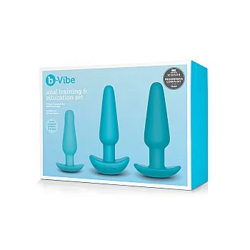 B-Vibe Anal Education Set - Blauw