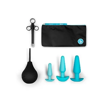 B-Vibe Anal Education Set - Blauw