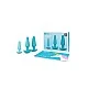 B-Vibe Anal Education Set - Blauw van het merk b-Vibe - Buttplug Sets - online kopen bij Masculum.nl. De discrete online seks-toys en erotisch heren ondergoed winkel voor gay & hetero mannen.
