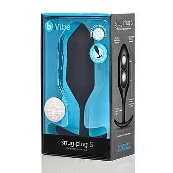 B-Vibe Snug Plug 5 - Zwart