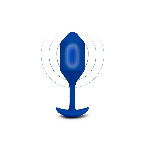 B-Vibe Vibrating Snug Plug 4 - Blauw van het merk b-Vibe - Buttplugs - online bestellen bij Masculum.nl. De discrete online seks-toys en erotisch heren ondergoed winkel voor gay & hetero mannen.