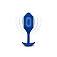 B-Vibe Vibrating Snug Plug 4 - Blauw van het merk b-Vibe - Buttplugs - online bestellen bij Masculum.nl. De discrete online seks-toys en erotisch heren ondergoed winkel voor gay & hetero mannen.