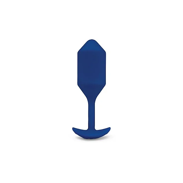 B-Vibe Vibrating Snug Plug 4 - Blauw van het merk b-Vibe - Buttplugs - online bestellen bij Masculum.nl. De discrete online seks-toys en erotisch heren ondergoed winkel voor gay & hetero mannen.