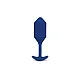 B-Vibe Vibrating Snug Plug 4 - Blauw van het merk b-Vibe - Buttplugs - online bestellen bij Masculum.nl. De discrete online seks-toys en erotisch heren ondergoed winkel voor gay & hetero mannen.