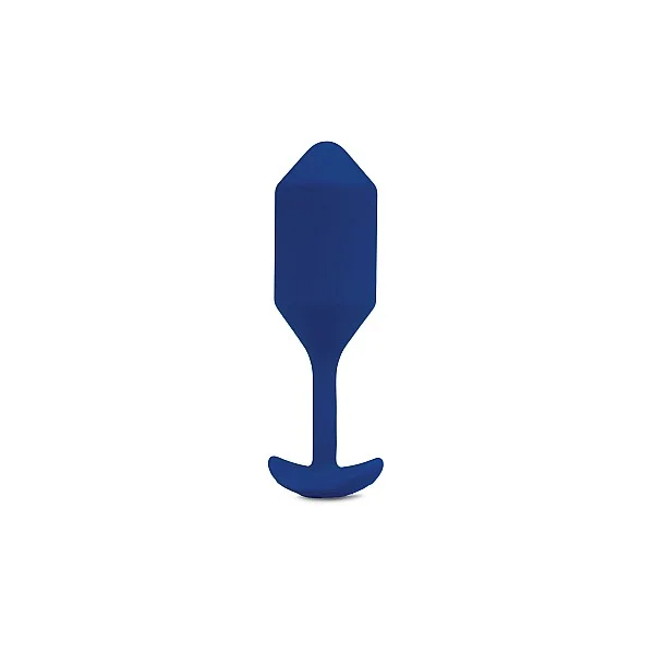 B-Vibe Vibrating Snug Plug 4 - Blauw van het merk b-Vibe - Buttplugs - online bestellen bij Masculum.nl. De discrete online seks-toys en erotisch heren ondergoed winkel voor gay & hetero mannen.