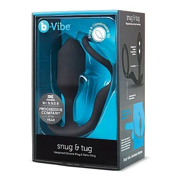 B-Vibe Snug & Tug - Zwart