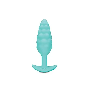 B-Vibe Bump Texture Plug - Aqua