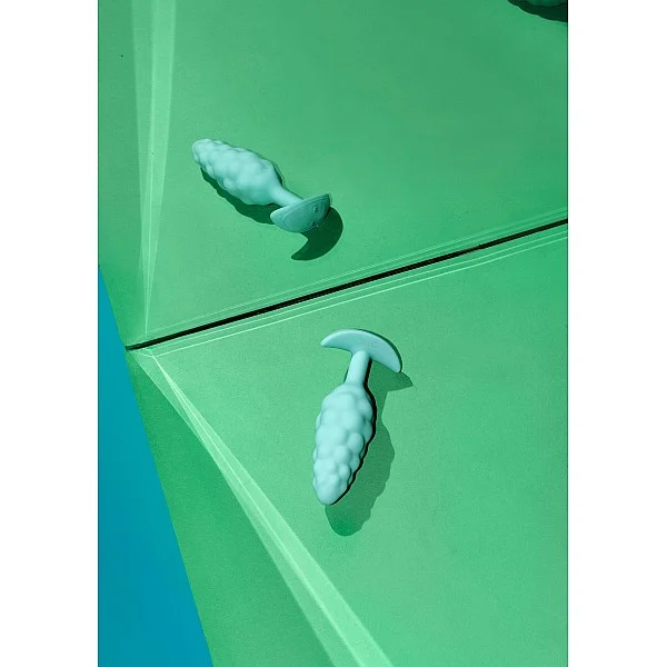 B-Vibe Bump Texture Plug - Aqua van het merk b-Vibe - Buttplugs - online bestellen bij Masculum.nl. De discrete online seks-toys en erotisch heren ondergoed winkel voor gay & hetero mannen.