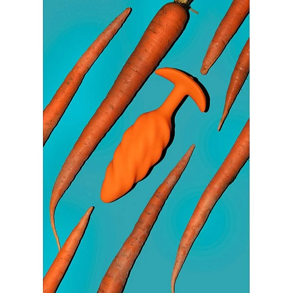B-Vibe Swirl Texture Plug - Oranje van het merk b-Vibe - Buttplugs - online kopen bij Masculum.nl. De discrete online seks-toys en erotisch heren ondergoed winkel voor gay & hetero mannen.