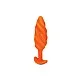 B-Vibe Swirl Texture Plug - Oranje van het merk b-Vibe - Buttplugs - online kopen bij Masculum.nl. De discrete online seks-toys en erotisch heren ondergoed winkel voor gay & hetero mannen.
