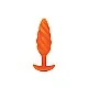 B-Vibe Swirl Texture Plug - Oranje van het merk b-Vibe - Buttplugs - online kopen bij Masculum.nl. De discrete online seks-toys en erotisch heren ondergoed winkel voor gay & hetero mannen.