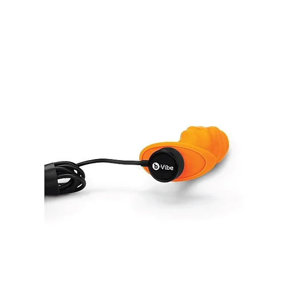 B-Vibe Swirl Texture Plug - Oranje van het merk b-Vibe - Buttplugs - online kopen bij Masculum.nl. De discrete online seks-toys en erotisch heren ondergoed winkel voor gay & hetero mannen.
