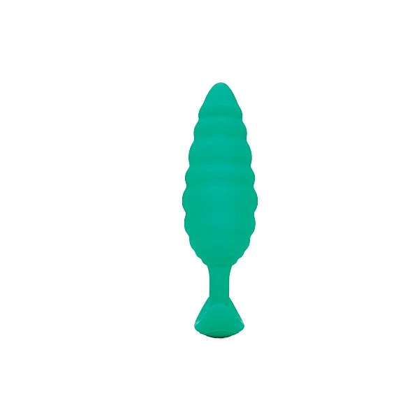 B-Vibe Twist Texture Plug - Groen van het merk b-Vibe - Buttplugs - online bestellen bij Masculum.nl. De discrete online seks-toys en erotisch heren ondergoed winkel voor gay & hetero mannen.