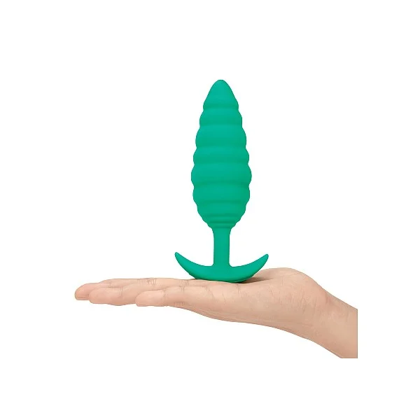 B-Vibe Twist Texture Plug - Groen van het merk b-Vibe - Buttplugs - online bestellen bij Masculum.nl. De discrete online seks-toys en erotisch heren ondergoed winkel voor gay & hetero mannen.