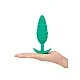 B-Vibe Twist Texture Plug - Groen van het merk b-Vibe - Buttplugs - online bestellen bij Masculum.nl. De discrete online seks-toys en erotisch heren ondergoed winkel voor gay & hetero mannen.